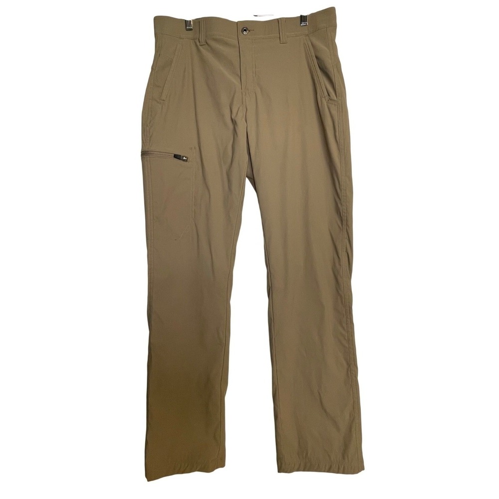 Eddie Bauer Rainier Fleece Lined Men's Pants Khaki 34x32 Hiking Outdoor 1897628